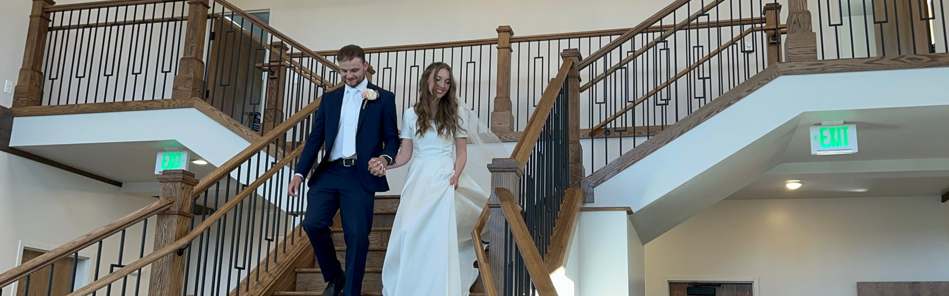 A two newlywed couple